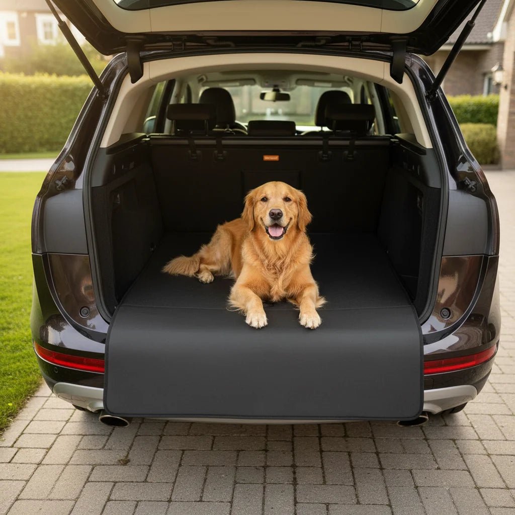 Wasserdichte Hunde-Autositzmatte – Hängemattenstil, Universelle Passform