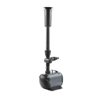 Gartenbrunnen-Pumpe mit 12 LED-Leuchten