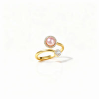 Verstellbarer Fidget-Ring – Drehband, polierter Edelstahl