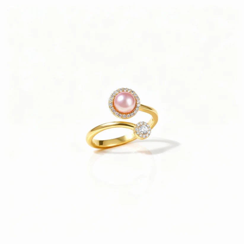 Verstellbarer Fidget-Ring – Drehband, polierter Edelstahl