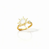 Verstellbarer Fidget-Ring – Drehband, polierter Edelstahl