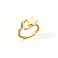 Verstellbarer Fidget-Ring – Drehband, polierter Edelstahl