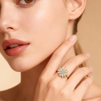 Verstellbarer Fidget-Ring – Drehband, polierter Edelstahl