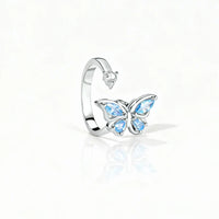 Verstellbarer Fidget-Ring – Drehband, polierter Edelstahl