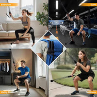 Trainingsseile mit gewichteten Federn – Kompaktes Ganzkörper-Workout