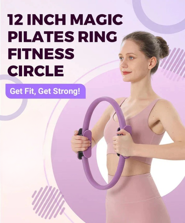 Pilates-Ring mit rutschfesten Griffen – Ganzkörper-Widerstandstraining