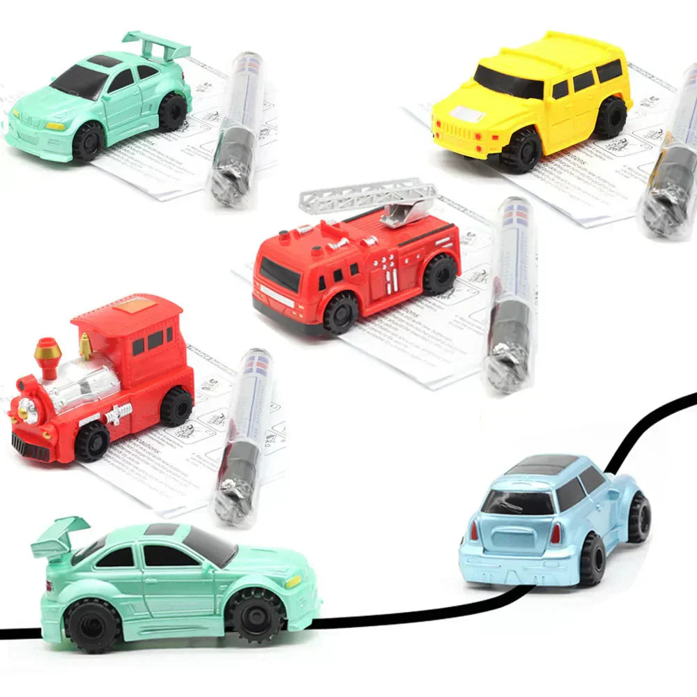 Induktives Linienfolge-Spielzeugauto – Folgt jeder gezeichneten Linie