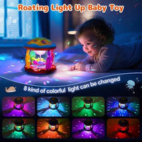 Rotierender Baby-Nachtlicht-Projektor mit Musik
