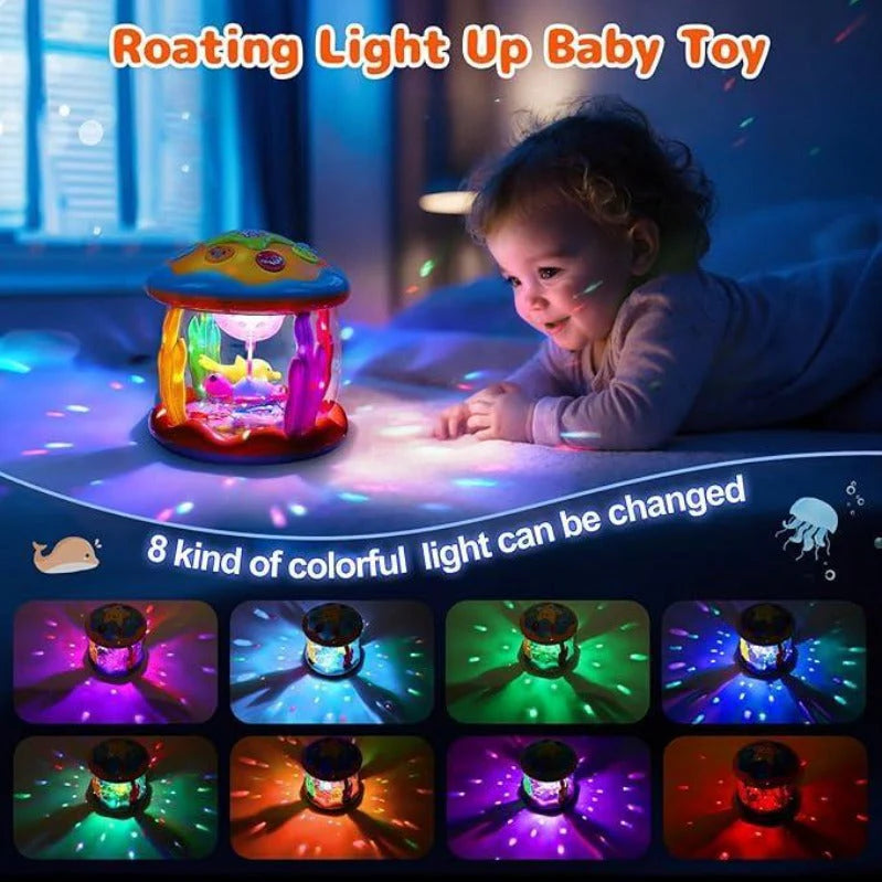 Rotierender Baby-Nachtlicht-Projektor mit Musik