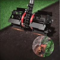 Manueller Gartenkultivator mit Rad- und Hebelsystem