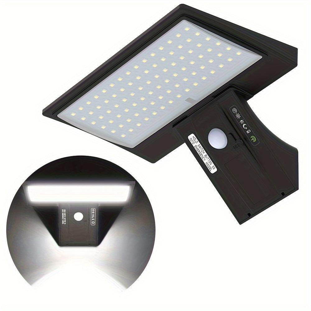 Solar-LED-Wandleuchte mit Bewegungsmelder & Fernbedienung