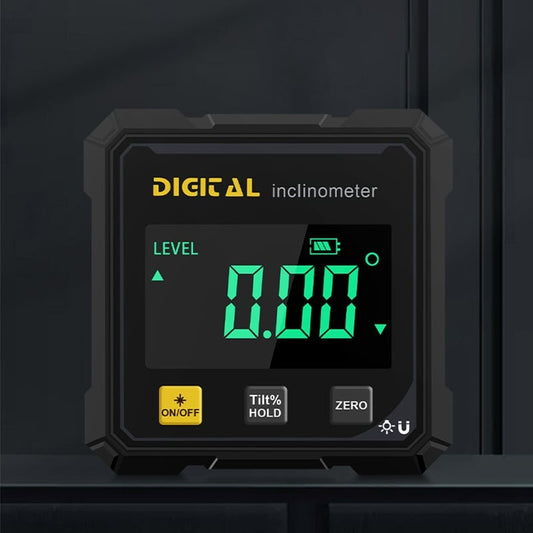Digitale Wasserwaage mit Magnetfuß – Präzise Winkelmessung