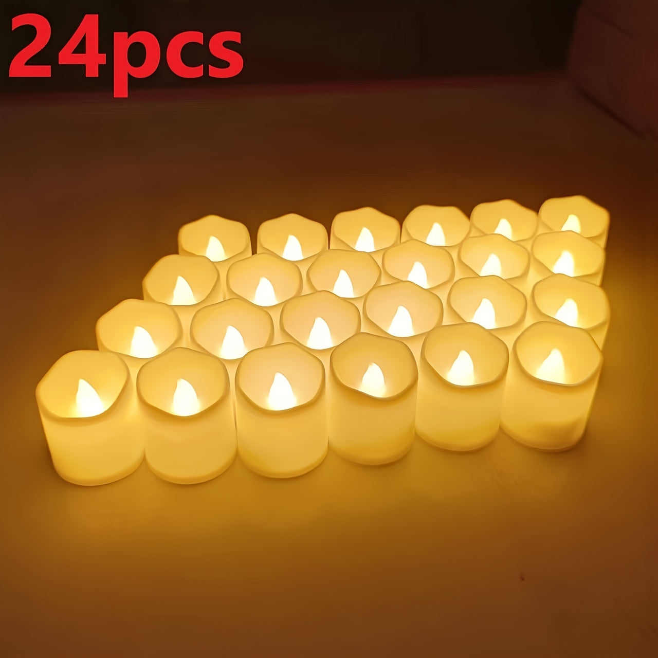 Flammenlose LED-Teelichter