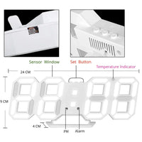 3D LED Wanduhr