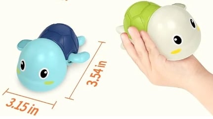 Aufzieh-Schwimmschildkröten Badespielzeug – 6er-Set