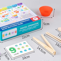Montessori-Zählperlen-Set für Frühe Rechenfähigkeiten