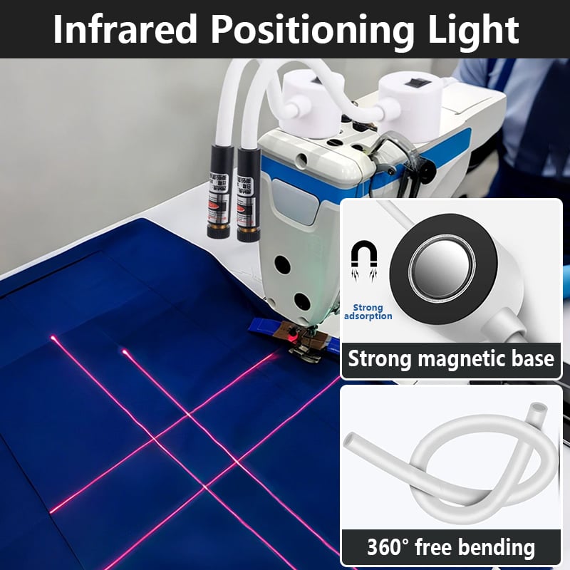 Laser-Nähhilfe – Perfekt gerade Nähte