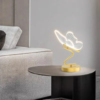 Schmetterling LED-Tischleuchte mit Acrylflügeln – Warmes Dekoratives Licht