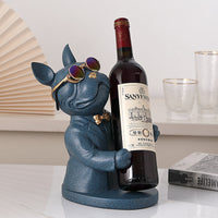Hunde-Figur Weinglashalter – Dekoratives Tischaccesoire