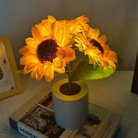 Sonnenblumen-Nachtlampe