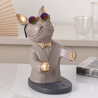 Hunde-Figur Weinglashalter – Dekoratives Tischaccesoire