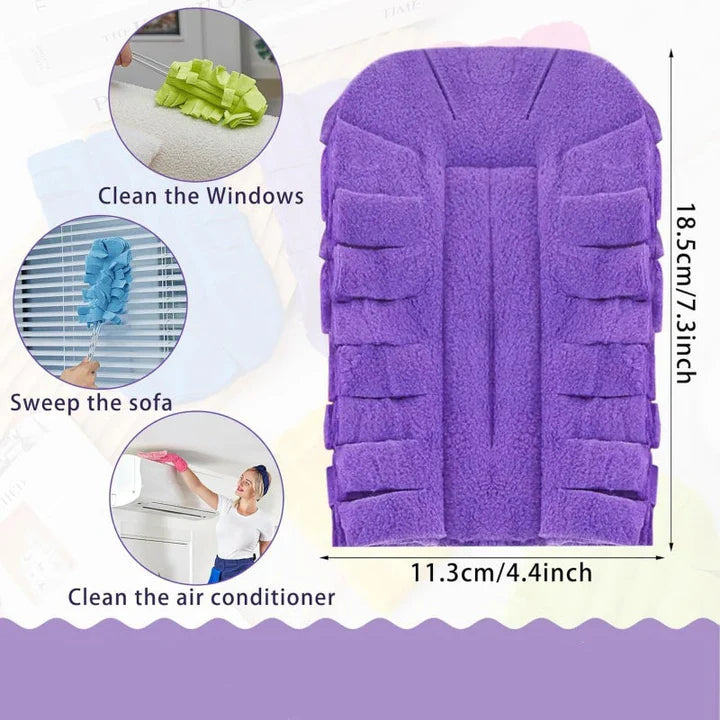 Mikrofaser-Wischpads – Staub, Haare & Schmutz in einem Wisch - 5er-Set