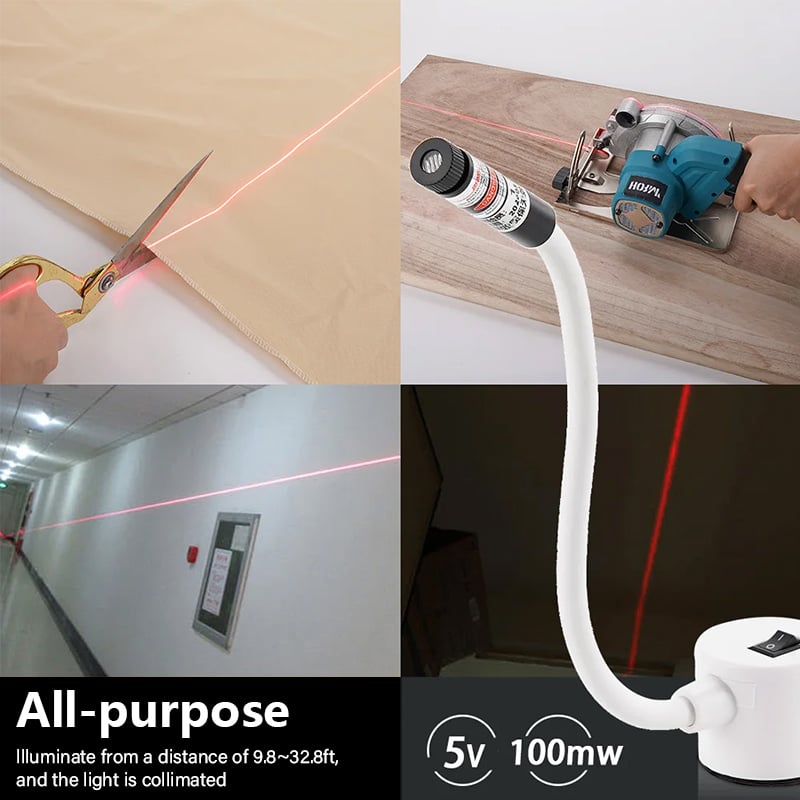 Laser-Nähhilfe – Perfekt gerade Nähte