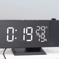 Digitale Projektionsuhr mit LED-Display & FM-Radio