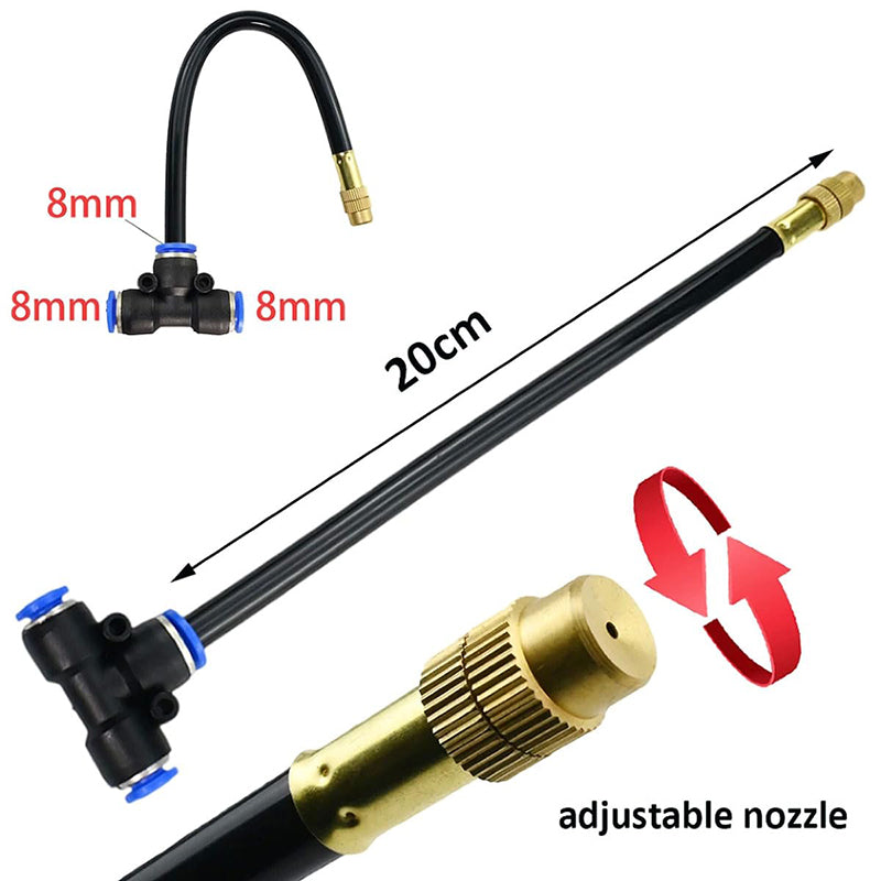 Tropfbewässerungssystem mit Wurzelwässerungsschläuchen – Modular, 8 mm