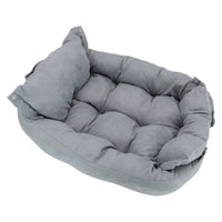 3-in-1 Haustierbett – Sofa, Matte oder Schlafhöhle in einem
