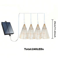 Solar-Feuerwerkslichter – Automatische LED-Dekoration für den Außenbereich