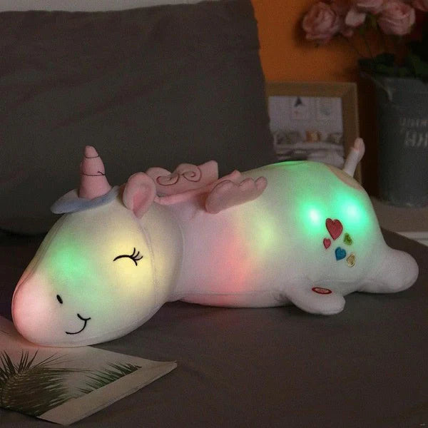 Leuchtendes Einhorn Kuscheltier