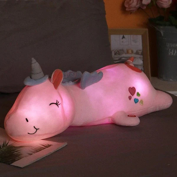 Leuchtendes Einhorn Kuscheltier