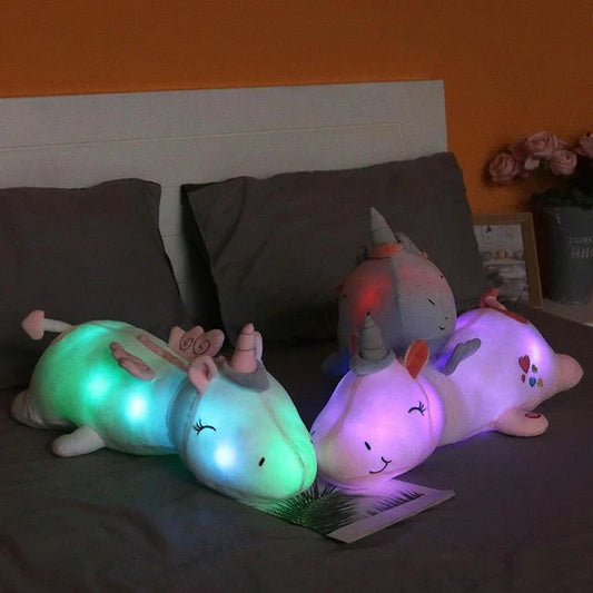 Leuchtendes Einhorn Kuscheltier