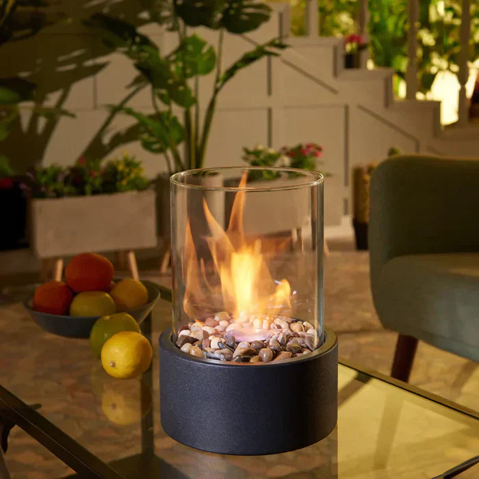 Tragbare Tischfeuer-Laterne – Atmosphäre Drinnen & Draußen