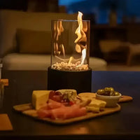 Tragbare Tischfeuer-Laterne – Atmosphäre Drinnen & Draußen