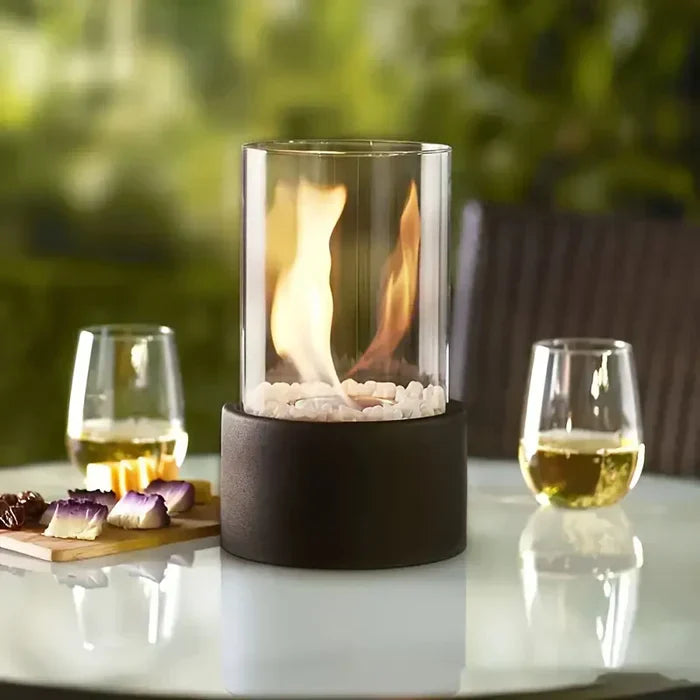 Tragbare Tischfeuer-Laterne – Atmosphäre Drinnen & Draußen