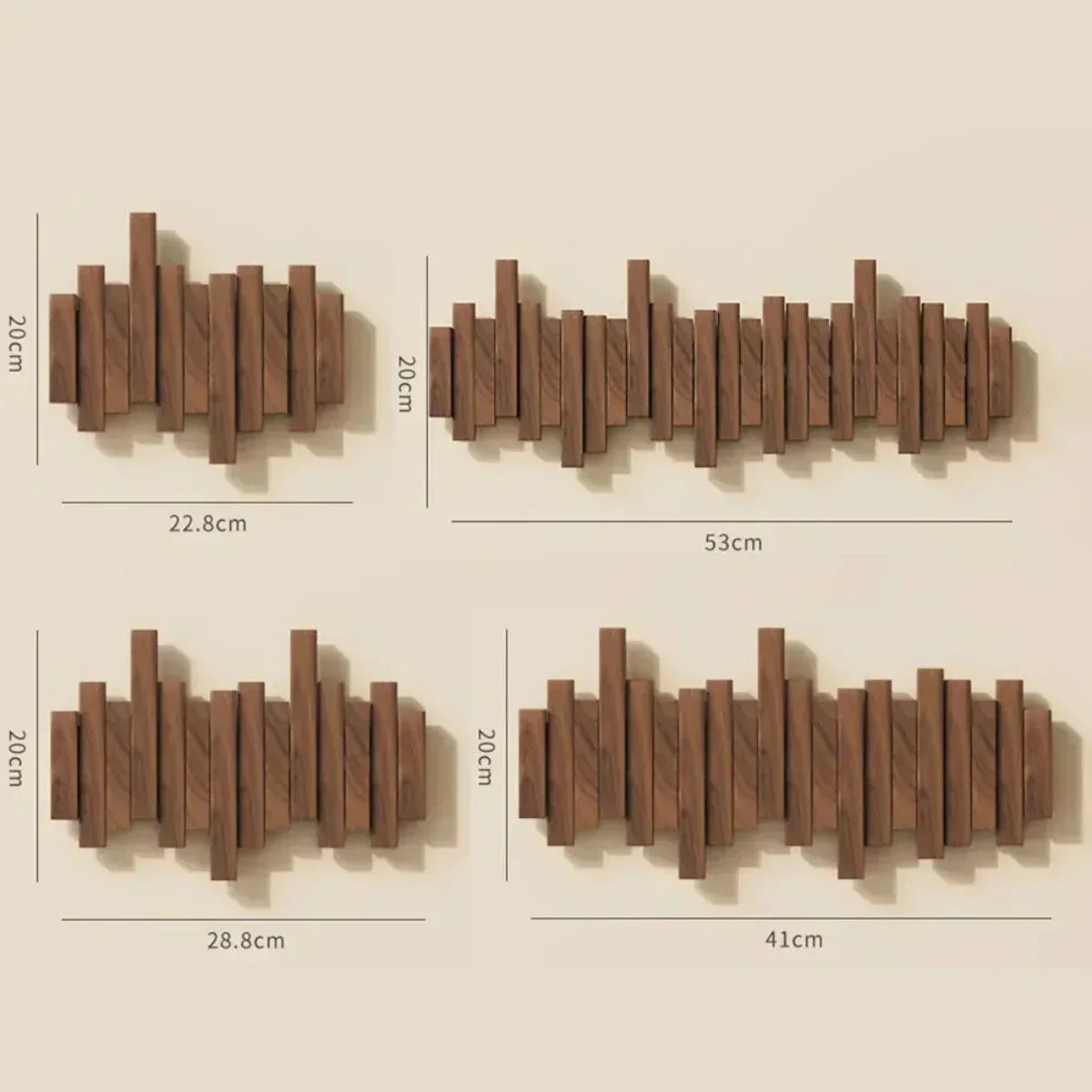Wandhaken aus Holz