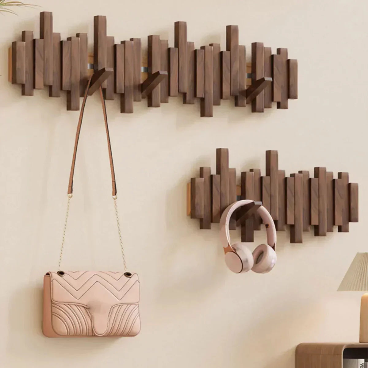 Wandhaken aus Holz