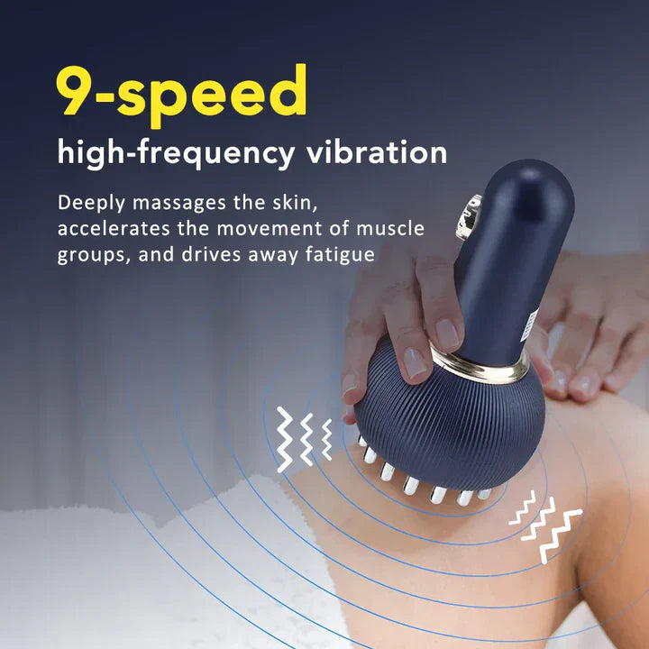 4-in-1 Massagegerät – Wärme, Vibration & Mikrostrom