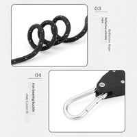Verstellbare Zeltabspannseile mit Rollenschnalle – 4er-Set