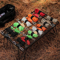 Verstellbare Zeltabspannseile mit Rollenschnalle – 4er-Set