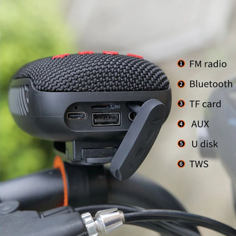 Bluetooth-Fahrradlautsprecher mit Lenkerbefestigung – Klarer Klang, freihändiges Telefonieren