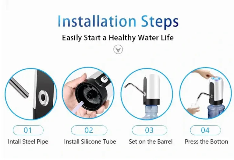 Automatische Kabellose Wasserspender-Pumpe Wiederaufladbar