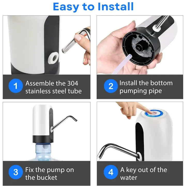 Automatische Kabellose Wasserspender-Pumpe Wiederaufladbar