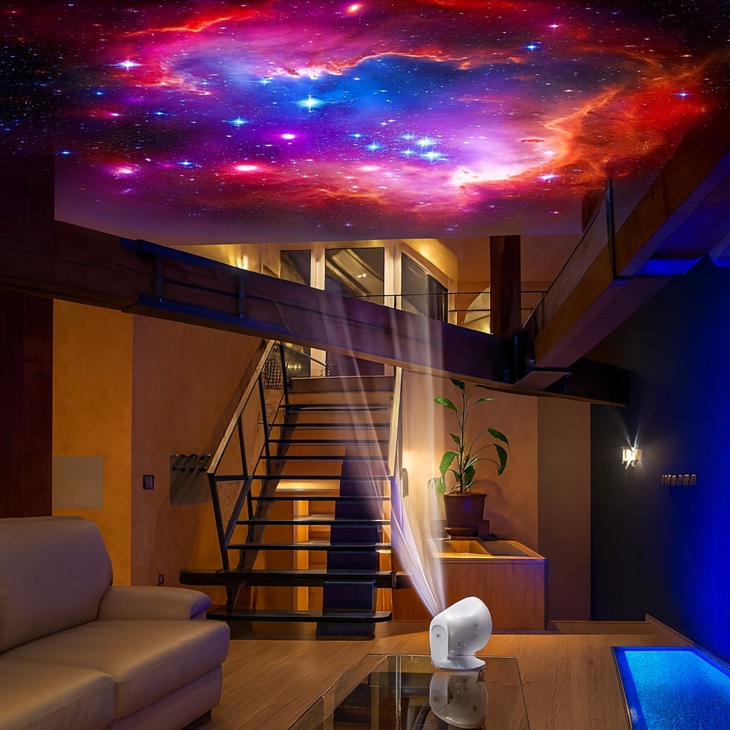 Galaxie-Projektor mit 13 HD-Szenen – Leise & Einstellbar