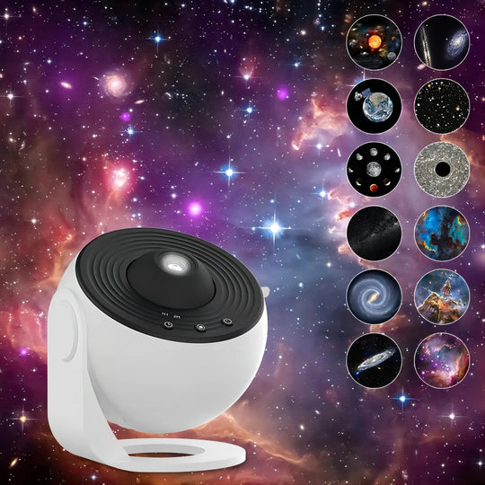 Galaxie-Projektor mit 13 HD-Szenen – Leise & Einstellbar