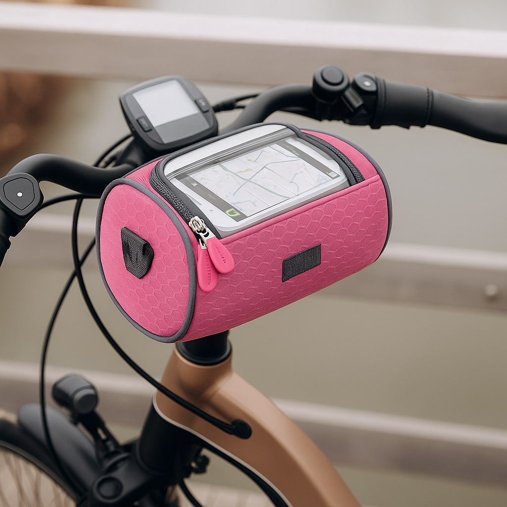 Fahrrad-Lenkertasche mit Touchscreen-Fenster – Navigieren ohne Hände