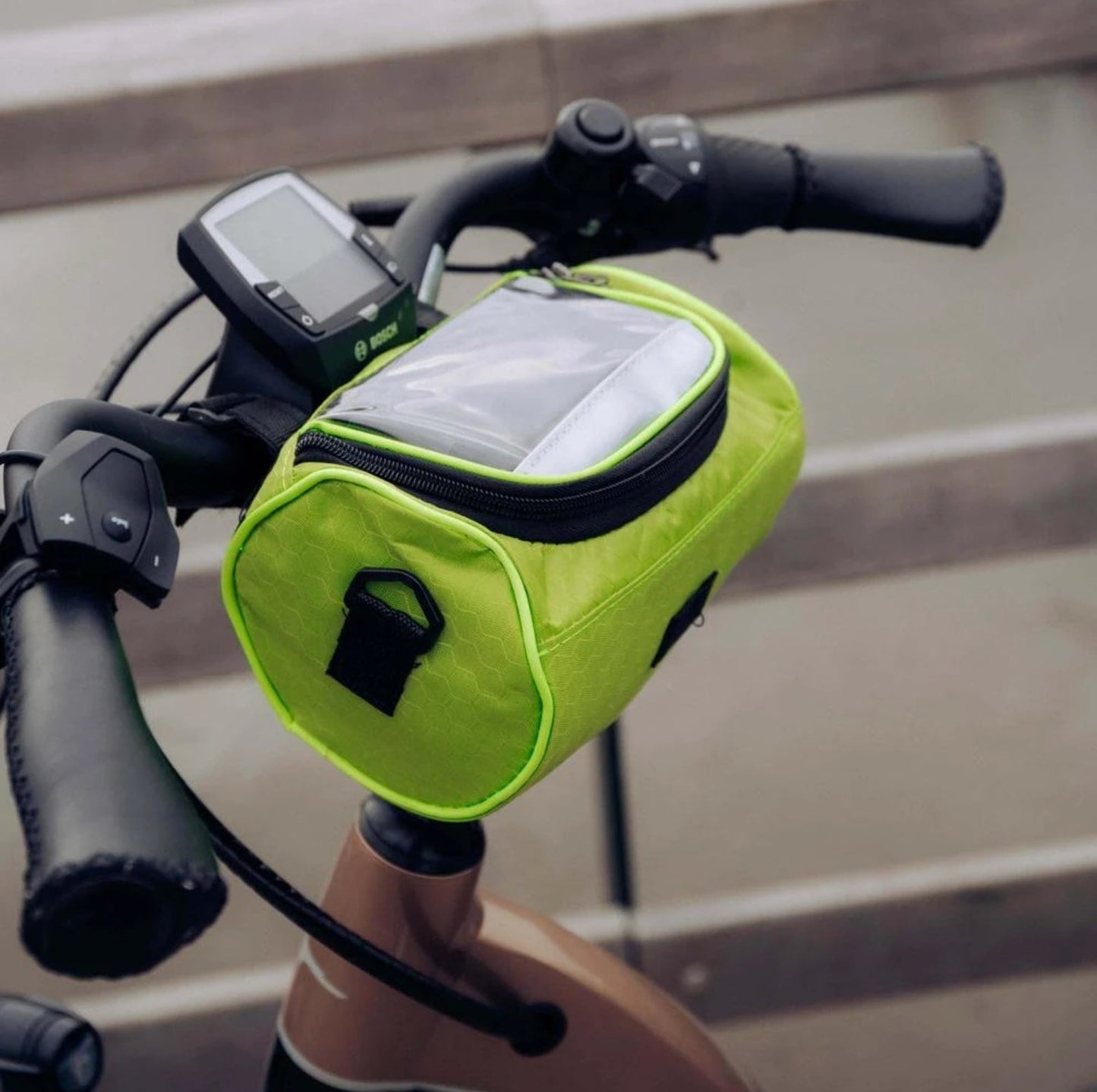 Fahrrad-Lenkertasche mit Touchscreen-Fenster – Navigieren ohne Hände