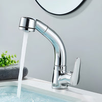 Waschtischarmatur mit ausziehbarem Brausekopf – mehr Reichweite